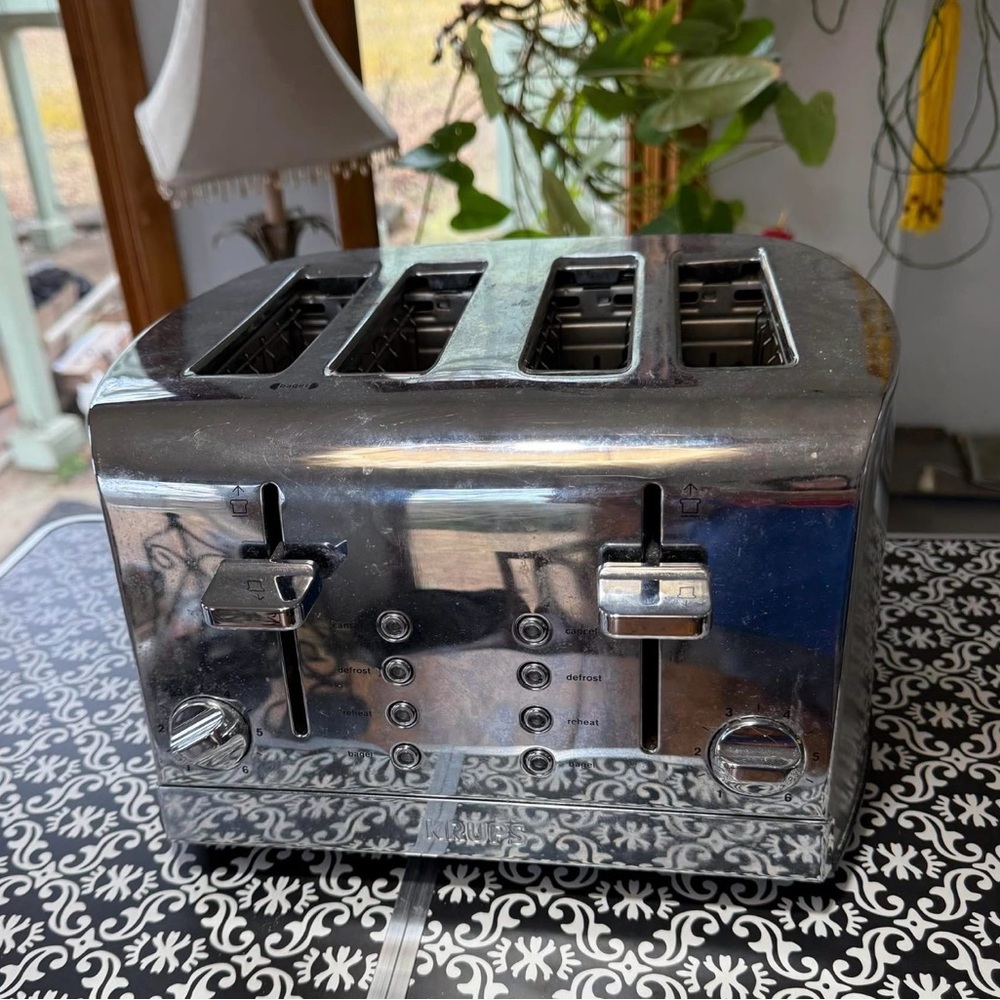 Krups 4 Slice Stainless Steel ztoaster